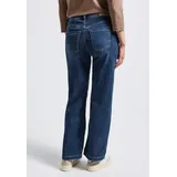 STREET ONE Wide Leg mit Stretch, Gr. 32 - Comfort fit / in Dunkelblau - W32/L30