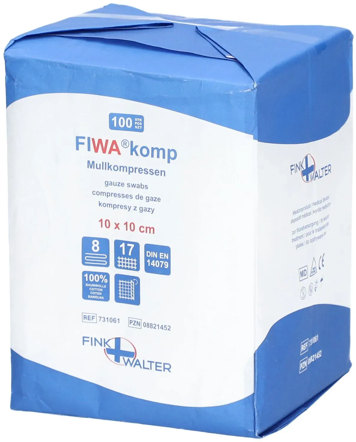 Fiwa® Gazekompressen 10 x 10 cm