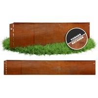 GartenAZ Rasenkante GartenAZ Metall Rasenkante corten 103x20 cm