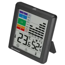 Bresser Thermo-Hygrometer mit Schimmelalarm Schwarz