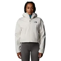 The North Face Damen Regenjacke W CROP QUEST JKT, WHITE DUNE, XL