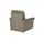 meinSofa Fernsehsessel Manon Leder 98 x 94 x 92 cm Grau