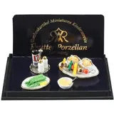 REUTTER 001.713/6 - Grillabend, Miniatur im Maßstab 1:12