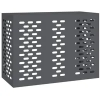 VidaXL Klimaanlagenabdeckung Anthrazit 110x50x80 cm Stahl