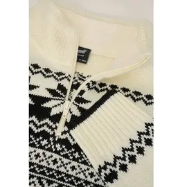 Brandit Textil Brandit Troyer Norweger Strickpullover weiß, Größe S