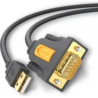 UGREEN USB RS232 Seriell Kabel USB Seriell DB9 mit PL2303 Chipsatz, Kompatibel mit Router (1M)