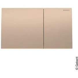 Geberit Sigma70 Betätigungsplatte Edelstahl rotgold/gebürstet/easy-to-clean-beschichtet