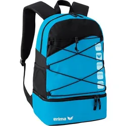 ERIMA Multifunktionsrucksack mit Bodenfach, Curacao/Schwarz, 1
