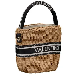 Valentino Boho Henkeltasche Polyurethan Black
