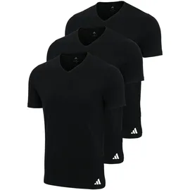 adidas V-Neck Shirt schwarz XL