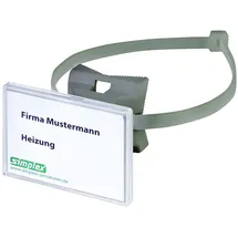LE SANITAIRE Simplex QUICK 70x50,8mm für Rohre bis D200mm, Kunststoff, Grau