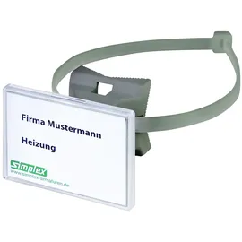 LE SANITAIRE Simplex QUICK 70x50,8mm für Rohre bis D200mm, Kunststoff, Grau
