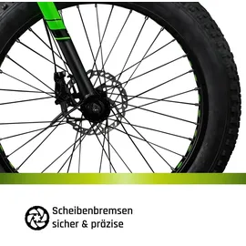Galano Fatman 4.0 24 Zoll schwarz/neongrün