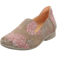 THINK! Damen GUAD2 chromfrei gegerbte nachhaltige Halbschuhe, Taupe 3000