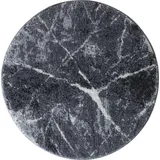 Erwin Müller Badematte Badematte "Marmor", Höhe 20 mm, rund, Grafik/gemustert: Marmor grau rund | 90 cm x 90 cm x 20 mm