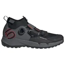 Five Ten Trailcross Pro Clip-In Mountainbiking-Schuh Grey Five / Core Black / Red 40    