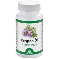 Dr. Jacob's Oregano-Öl Kapseln Carvacrol Thymol vegan
