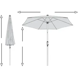 Doppler Expert Auto Tilt Ø 320 cm anthrazit