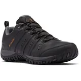 Columbia Woodburn II WP wasserdichte Wanderschuhe für Herren, Schwarz (Black x Caramel), 48 EU