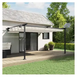 vidaXL Pavillon Creme 400 x 300 x 200 cm Polyester