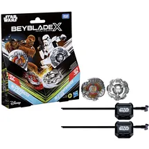 Hasbro Beyblade X und Star Wars Collab, Chewbacca 4-80LF vs. Sturmtruppler 5-70B