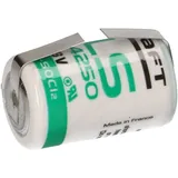 Saft Lithium 3,6V Batterie LS 14250 1/2AA - Zelle U-Lötfahne