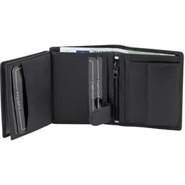 LEAS Mini-Kombibörse Unisex Portemonnaie schwarz