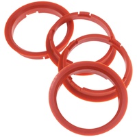 4X Zentrierringe 74,1 x 66,6 mm Orange Felgen Ringe Made in Germany