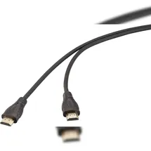 SpeaKa Professional HDMI Anschlusskabel HDMI-A Stecker HDMI-A Stecker 200 m Schwarz
