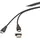 SpeaKa Professional HDMI Anschlusskabel HDMI-A Stecker HDMI-A Stecker 200 m Schwarz