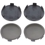 4 Nabenkappen Ø 60,0 mm - 58,0 mm / rund gewölbt