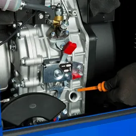 Eberth 8000W Diesel, Stromerzeuger mit 13,9 PS, 4-Takt Dieselmotor, 3-Phasen Stromgenerator mit 1x 400V, 2x 230V, 1x 12V,