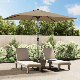 vidaXL Sonnenschirm 200 x 300 cm taupe