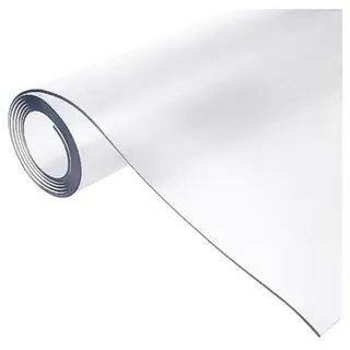 COFI 1453 Tischfolie 1.7mm Tischdecke 90 cm 160 cm Schutzfolie Tischschutz Tischmatte PVC transparent klar abwaschbar