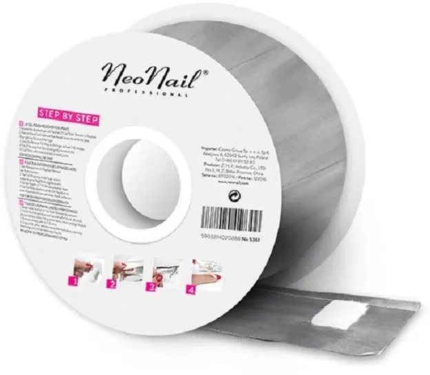 NEONAIL Remover Foil Wraps Gel Nagellack Entferner 100 St.