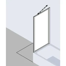 Kermi Nova 2000 TWD Seitenwand 75 x 160 cm N2TWD0751611K