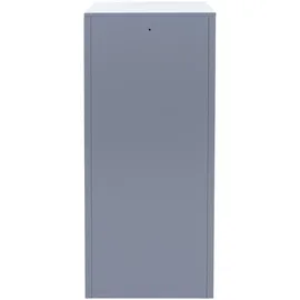 Mendler Schließfachschrank Stahl 90x38x45 cm grau