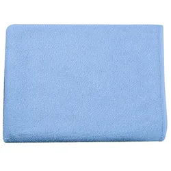 10x Microfasertuch frottiert für Gläser 40 x 40 cm blau