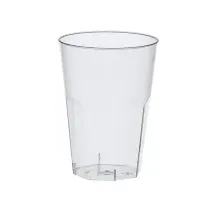 Papstar Invitation Gläser für Caipirinha, PS 0,3 l Ø 8 cm 11 cm glasklar