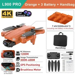 L900 Pro SE HD Drone 4K Professionelle FPV Mit Kamera 5G WIFI Visuelle Hindernis Vermeidung Bürstenlosen Motor RC Quadcopter Mini Eders