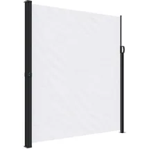 vidaXL Seitenmarkise 220 x 500 cm Weiß Polyester