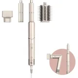 Shark FlexStyle 3-in-1 Luftstyler & Haartrockner, Auto-Wrap-Lockenaufsatz, Ovalbürste, Konzentrator, Keine Hitzeschäden, Champagner,