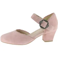 Hirschkogel Damen Trachten Pumps, Rosa, 39 EU
