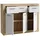 Forte Baccio 117,9 x 91,5 x 34 cm Artisan Eiche / Weiß