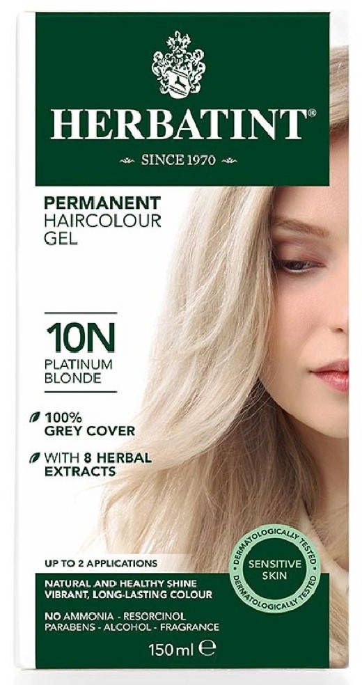Herbatint Soin Colorant Permanent Blond Platin 10N 150 ml solution(s)