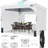 LuxusKollektion Faltpavillon Pavillon 3x3 Wasserdicht Stabil Winterfest Faltpavillon