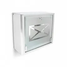 Relaxdays Briefkasten Glas