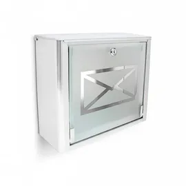 Relaxdays Briefkasten Glas