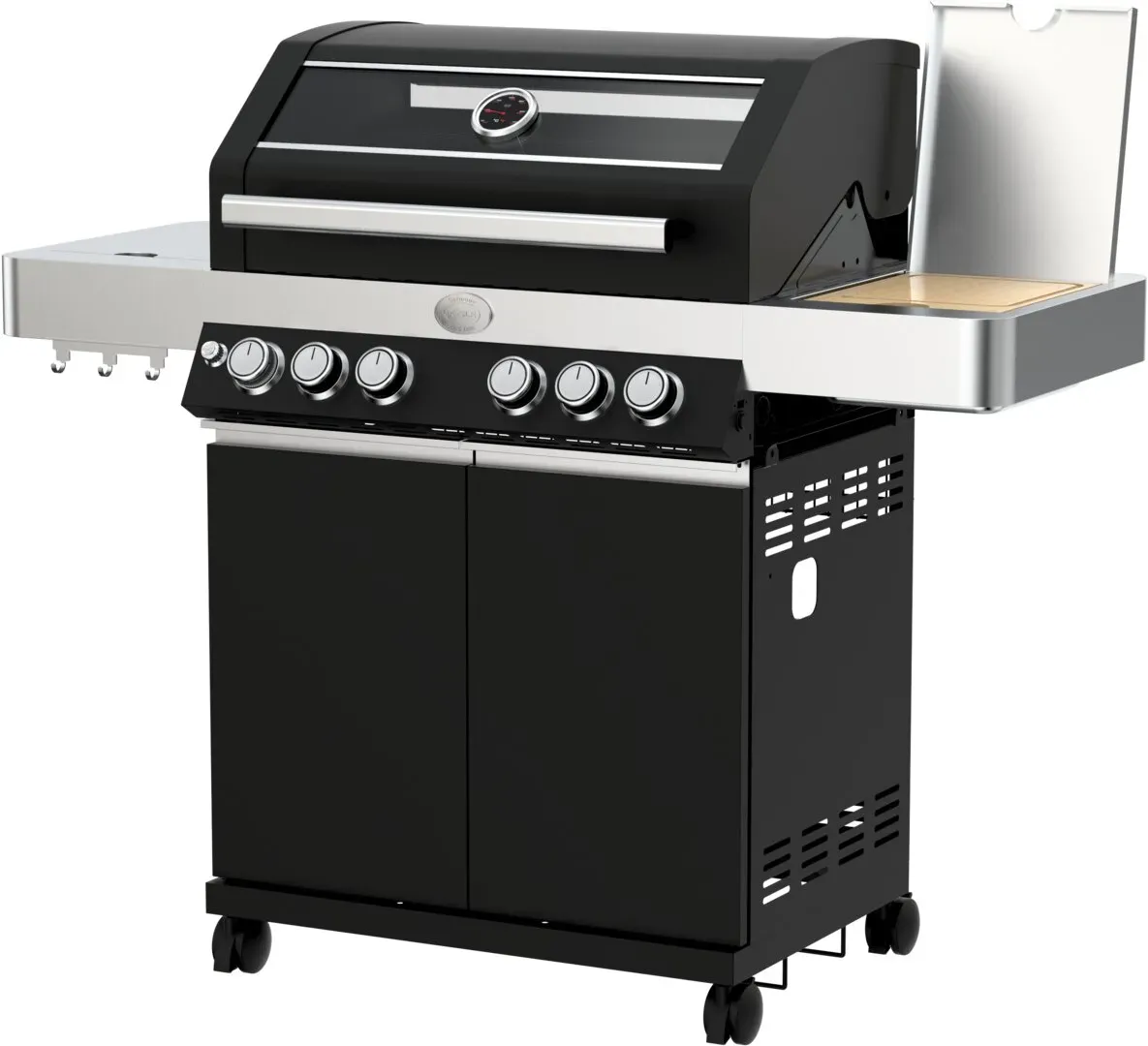 Rösle BBQ-Station VIDERO G4-SB Vario inkl. Abdeckhaube - B/H/T ca. 57.00x118.00x138.00