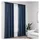 vidaXL Verdunkelungsvorhänge Haken Leinenoptik 2 Stk. Blau 140x245cm
